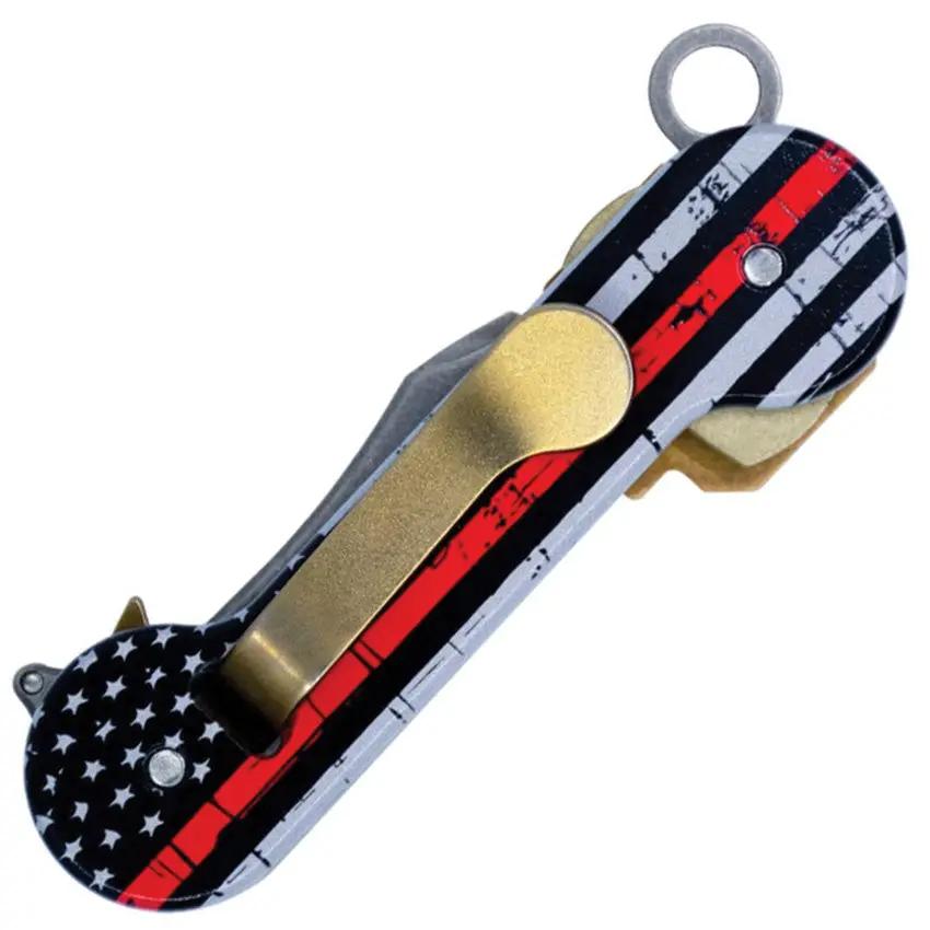 KeyBar KeyBar Aluminum UV Thin Line AKB-LINE-RED-BP by KeyBar