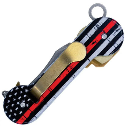 KeyBar KeyBar Aluminum UV Thin Line AKB-LINE-RED-BP by KeyBar