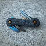KeyBar Camo CF Blue Carbon Fiber Key Organizer With Adjustable Tension Holds Up To 12 Keys by KeyBar