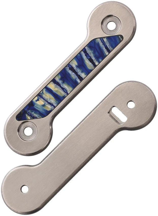 KeyBar KeyBar Ti Mammoth Tooth Blue TKB-INLAY-MAM-TTH-BLU by KeyBar