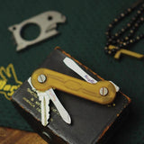 KeyBar Frosted Ultem ULT - Holds Up To 12 Keys With Adjustable Tension And Easy Deployment by KeyBar