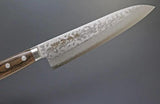 Kanetsune Sairyu Kengata 180mm KC-372 - Damascus Steel Blade For Superior Sharpness Brown Wood Handle Boxed by Kanetsune