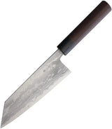 Kanetsune Kiritsuke Chef's Knife KC-465 - 11 Layer Damascus Blade With Blue Steel Core Red Sandalwood Handle by Kanetsune