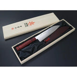 Kanetsune Santoku 180mm Minamo Kaze KC 823 - 63 Layer Damascus Blade With High Carbon Stainless Core by Kanetsune