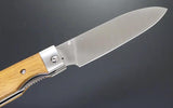 Kanetsune Gaku Style Linerlock GA001 Knife Rosewood Handle Satin 440 Stainless Blade Five Point Five Inch Closed by Kanetsune