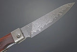 Kanetsune Petty Linerlock Damascus GA004D by Kanetsune