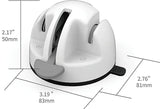 KitchenDAO Mini Knife Sharpener KD0373 - Compact One Hand Operation With Non Slip Base And Dual Wheel Sharpening by KitchenDAO