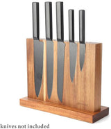 KitchenDAO Magnetic Knife Block Wood KD0388 by KitchenDAO
