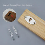 KitchenDAO Bamboo Magnetic Knife Rack KD0399 - Strong Magnets For Knife And Utensil Organization by KitchenDAO