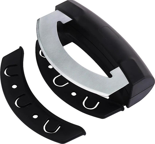 KitchenDAO Dual Blade Mezzaluna Chopper KD0433 by KitchenDAO