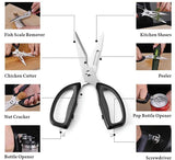 KitchenDAO Kitchen Scissors KD20013 - Versatile Kitchen Shears With Micro Serration And Multiple Tools by KitchenDAO