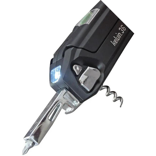 Kelvin Tools 36 Urban Ultra Tool - 36 Feature Multitool With Locking Screwdriver And LED Light by Kelvin Tools