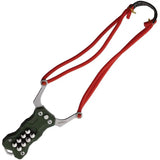 Ketuo Sling Shot Knife Green EDC Tactical Blade With Button Lock 8Cr13MoV G10 Handle Ball Bearing Deployment by Ketuo