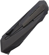Ketuo MechaX Integral Interlocking Black Pocket Knife - 3.63in M390 Blade With DLC Titanium Handle For EDC Durability by Ketuo
