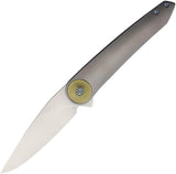 Ketuo Meridian Framelock Bead Blast M390 Blade Gray Titanium Extended Tang Pocket Clip Premium EDC Knife by Ketuo