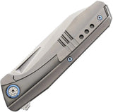 Ketuo Telson Framelock Zirconium Inlay Knife M390 Blade 4.5 Inch Closed For EDC Enthusiasts by Ketuo