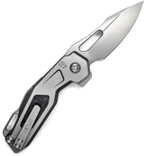 Ketuo Mini Griffin Button Linerlock Knife With M390 Blade Titanium Carbon Fiber Inlay - Ultra Compact EDC by Ketuo
