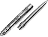 Ketuo Ti Gray Tactical Pen - Titanium Glass Breaker, EDC Ready 2-Piece Design With 5 Cartridges by Ketuo