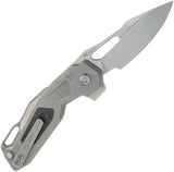 Ketuo Griffin V3 Linerlock Knife - Satin Bohler M390 Blade, Titanium Frame With Carbon Fiber Inlay For EDC Enthusiasts by Ketuo
