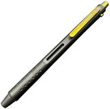 Ketuo Divot Push Pen Titanium Construction With Clip Premium Black Gold EDC For Professionals by Ketuo