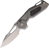 Premium Ketuo Mini Griffin Button Linerlock Knife M390 Steel Carbon Fiber Inlay For EDC Enthusiasts by Ketuo