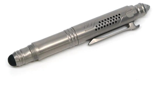 Ketuo Aurora Multi Function Pen For Tech Pros - Titanium Gray With Hidden Hex Bits And Lamy M22 Refills by Ketuo