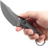 Kansept Knives Niko Fixed Blade Blk Mic G004A6 by Kansept Knives