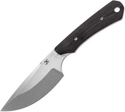 Kansept Knives Flank Fixed Blade Blk/Red G006A2 by Kansept Knives