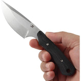Kansept Knives Flank Fixed Blade Blk/Red G006A2 by Kansept Knives