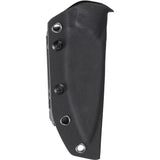 Kansept Knives Luccio Fixed Blade G007A7 - CPM S35VN Satin Blade, Full Tang, Gray Titanium Handle, Kydex Sheath by Kansept Knives