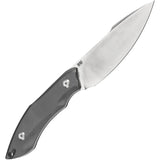 Kansept Knives Luccio Fixed Blade G007A7 - CPM S35VN Satin Blade, Full Tang, Gray Titanium Handle, Kydex Sheath by Kansept Knives