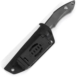Kansept Knives Luccio Fixed Blade G007A7 - CPM S35VN Satin Blade, Full Tang, Gray Titanium Handle, Kydex Sheath by Kansept Knives