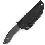Kansept Knives Luccio Fixed Blade G007A7 - CPM S35VN Satin Blade, Full Tang, Gray Titanium Handle, Kydex Sheath by Kansept Knives