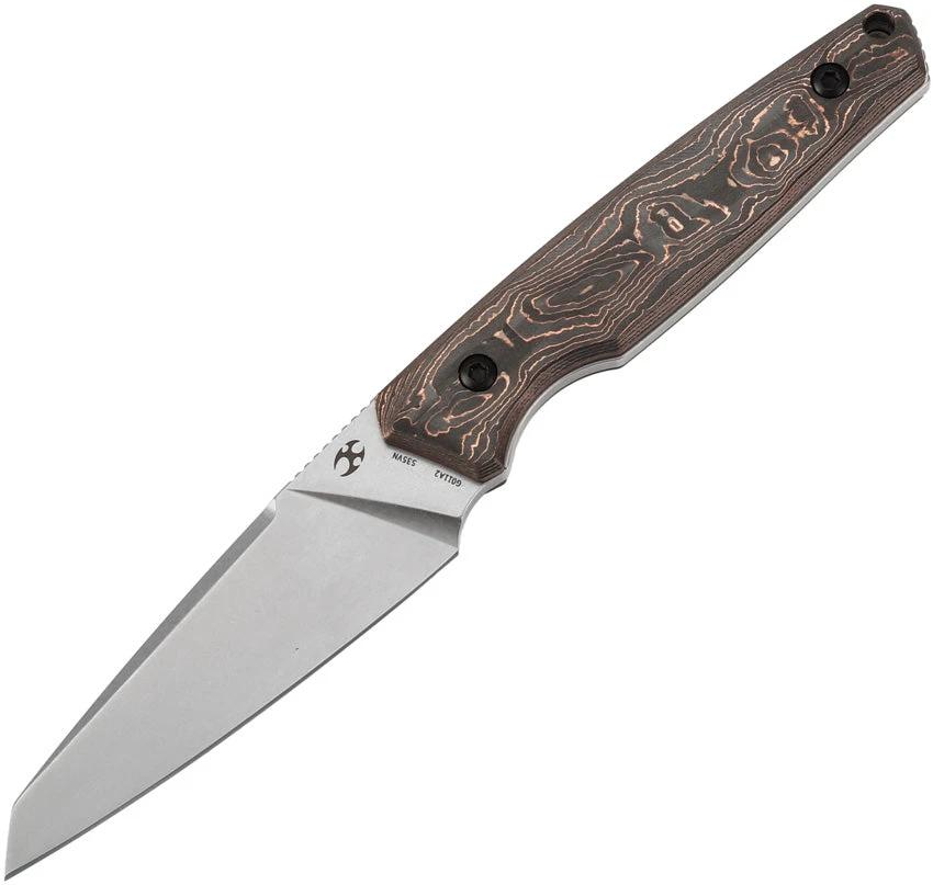 Kansept Knives Parr Fixed Blade Copper CF G011A2 by Kansept Knives