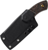 Kansept Knives Korvid S Fixed Blade Copper CF Handle - For Durable Performance Full Tang Kydex Sheath by Kansept Knives