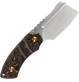 Kansept Knives Korvid S Fixed Blade Copper CF Handle - For Durable Performance Full Tang Kydex Sheath by Kansept Knives
