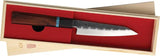 Ketuo Kawahiro VG10 Core 3 Layer Premium Utility Knife 5 Inch Blade For Pros Ruby Wood Ebony Turquoise by Ketuo