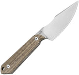 Kizer Cutlery Harpoon Mini Fixed Blade 3 Inch AEBL Stonewash Full Tang Neck Sheath Outdoor EDC Knife by Kizer Cutlery