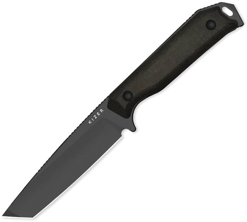 Kizer Cutlery Begleiter Fixed Blade Richlite 1045MT1 by Kizer Cutlery