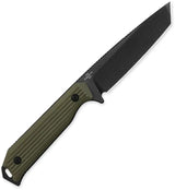 Kizer Begleiter Fixed Blade Knife with Green G10 Handle AEBL Tanto Outdoor EDC Gear by Kizer Cutlery