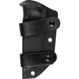 Cabox D2 Fixed Blade Knife By Kizer Cutlery With Satin D2 Drop Point Black Canvas Micarta Tang Kydex Sheath For EDC by Kizer Cutlery