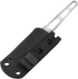 Kizer Cutlery Scuttler Neck Knife 1058A1 2in D2 Clip Point, One-Piece, Black Kydex Sheath, Perfect for EDC Enthusiasts by Kizer Cutlery