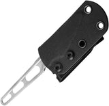 Kizer Cutlery Scuttler Neck Knife 1058A1 2in D2 Clip Point, One-Piece, Black Kydex Sheath, Perfect for EDC Enthusiasts by Kizer Cutlery