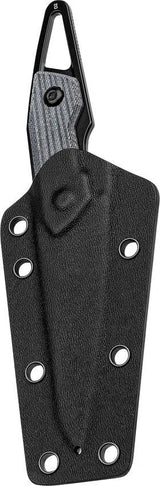 Kizer Cutlery Groom Fixed Blade Knife With D2 Steel 3.13in Blade Full Tang Finger Ring Neck Sheath For EDC Enthusiasts by Kizer Cutlery
