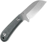 Kizer Deckhand Fixed Blade Knife D2 Tool Steel Sheepsfoot 6.25in Premium Full Tang Lanyard Kydex Neck Sheath for EDC by Kizer Cutlery
