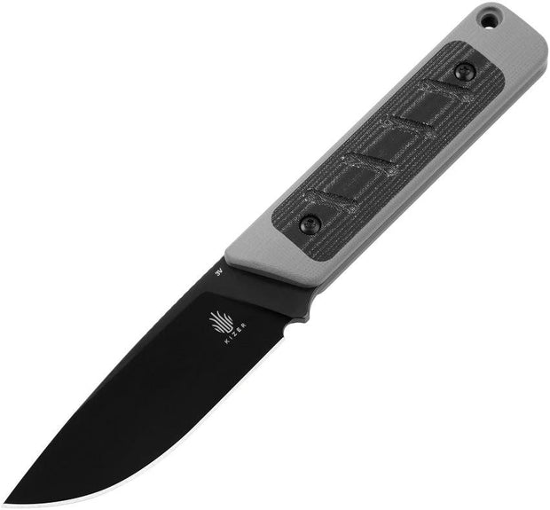 Kizer Cutlery Smolt Fixed Blade CPM 3V Drop Point Knife For Outdoor Enthusiasts by Kizer Cutlery