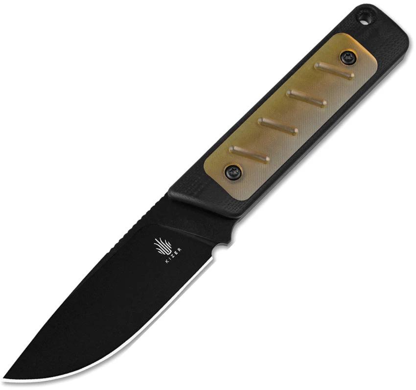 Premium Kizer Smolt Fixed Blade Knife D2 Steel Three Inch Blade Full Tang For Outdoor EDC Enthusiasts by Kizer Cutlery