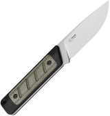 Kizer Smolt Fixed Blade Knife 14C28N Satin 3 Inch Blade Full Tang G10 Micarta Handle Kydex Sheath Outdoor EDC by Kizer Cutlery
