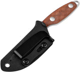 Kizer Cutlery Muskrat Fixed Blade Knife Mkuruti 1064A2 S35VN With Kydex Neck Sheath For EDC Enthusiasts by Kizer Cutlery