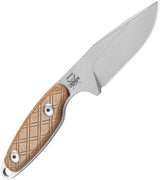 Kizer Muskrat Fixed Blade Knife 154CM Clip Point With Rugged Micarta Handle And Neck Sheath For EDC Enthusiasts by Kizer Cutlery